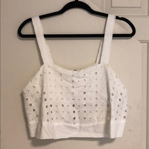 White Free People Crop top